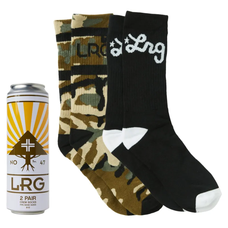 LIFTED CAMO 2 PACK CREW SOCKS - MULTI sold by Lrg