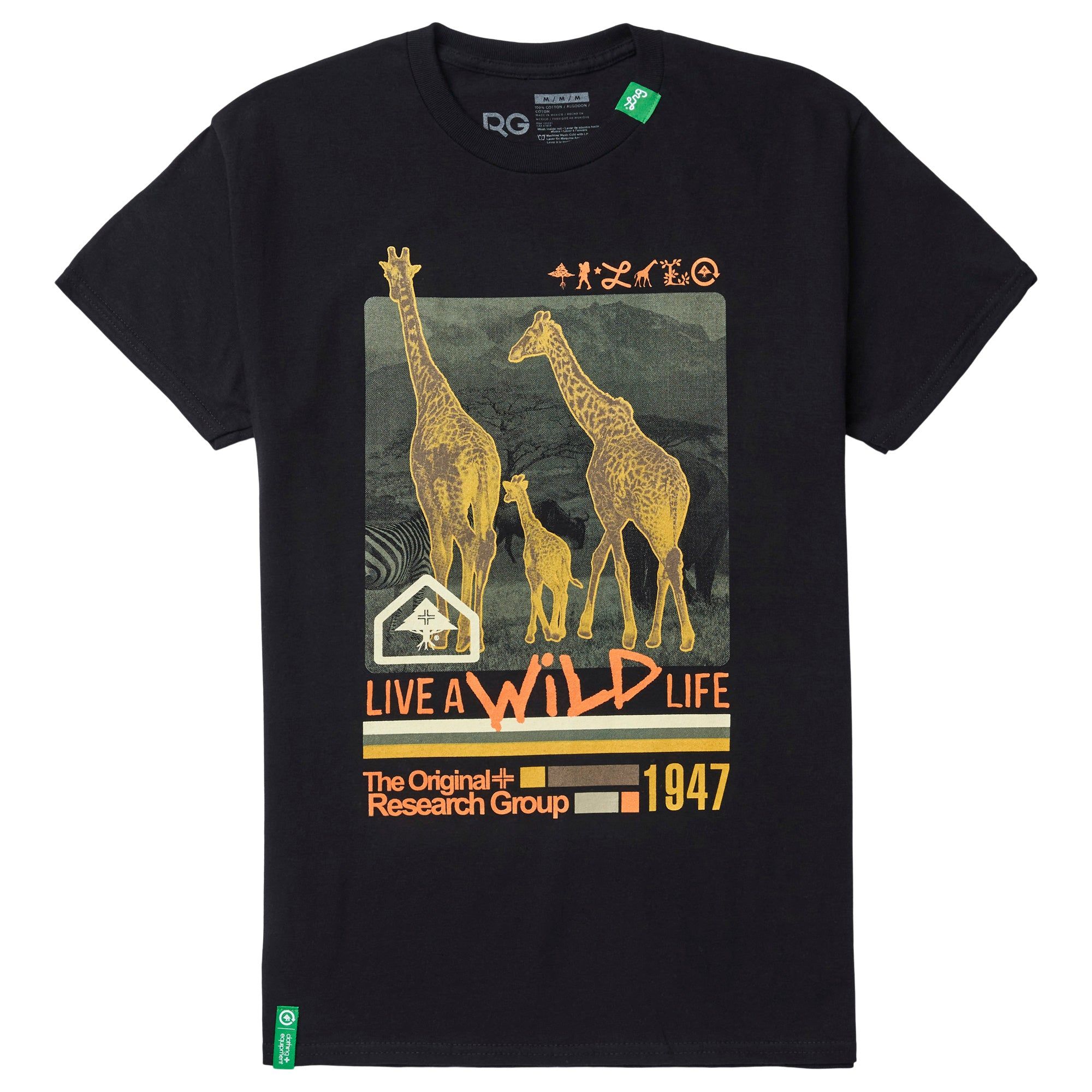 WILD LIFE TEE - BLACK sold by Lrg