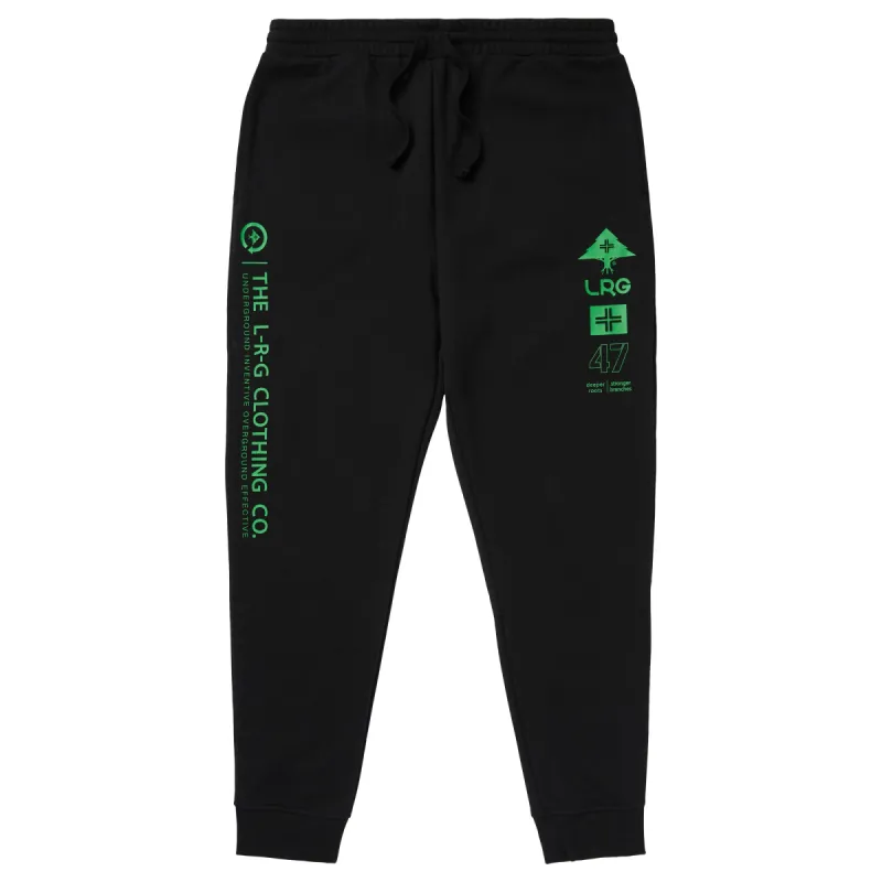 STRONGER 47 JOGGER SWEATPANTS - BLACK sold by Lrg