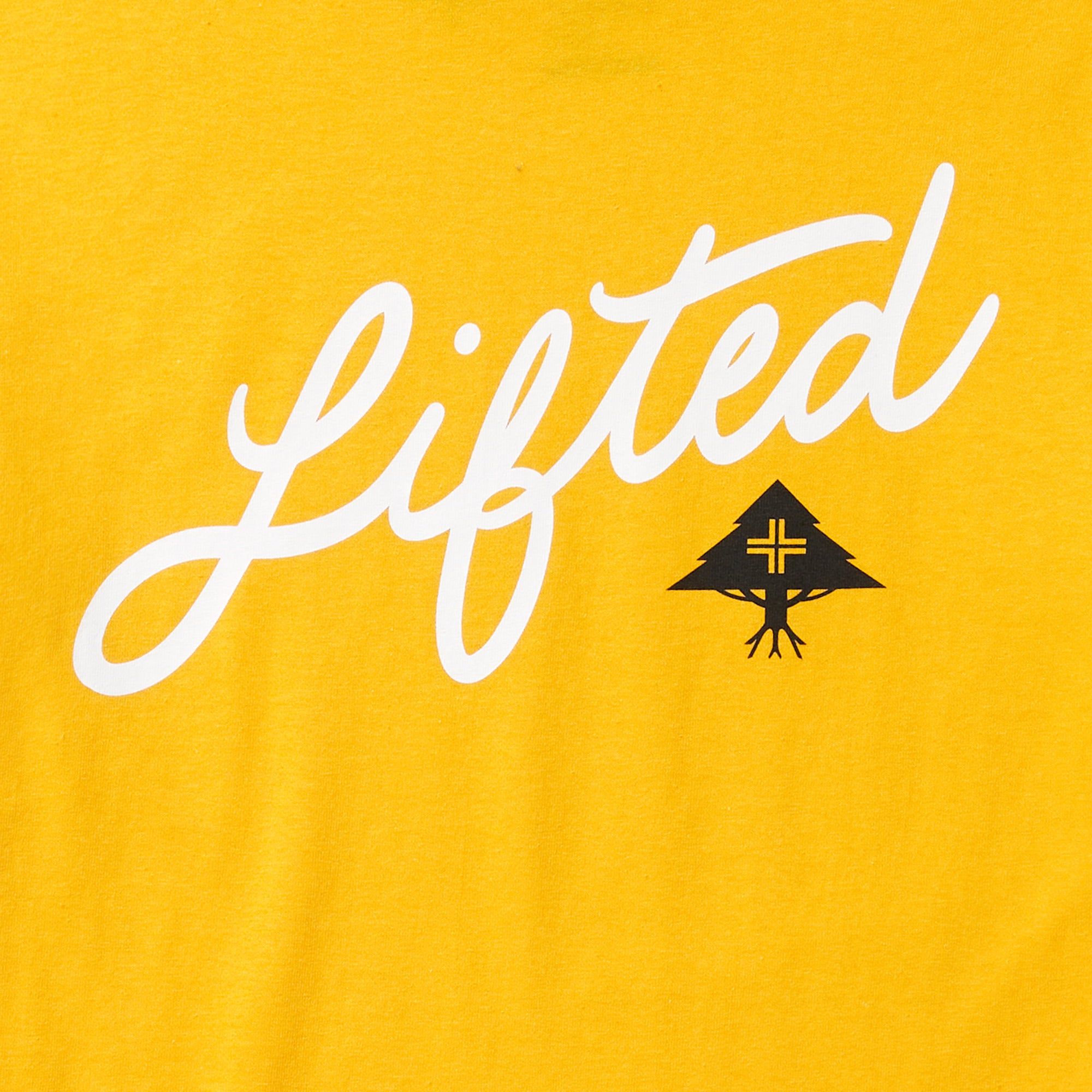 ANGLED SCRIPT TEE - GOLD sold by Lrg product image thumbnail 2