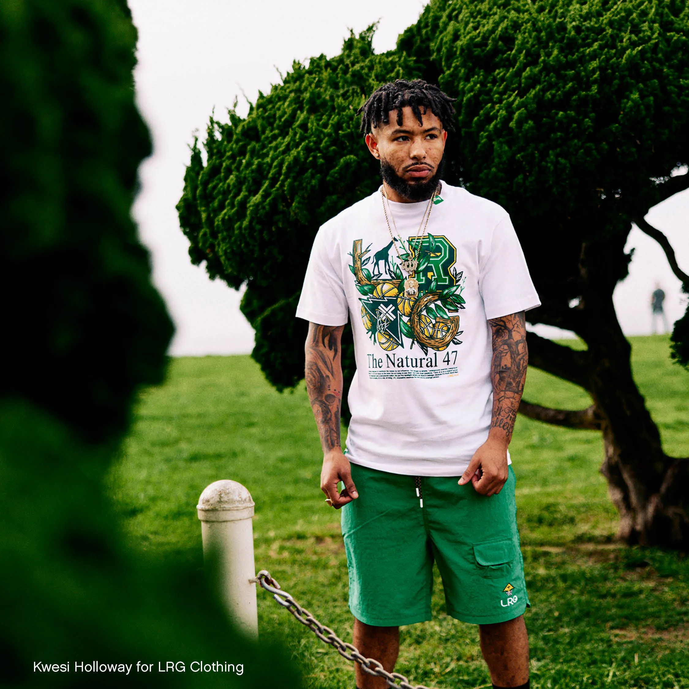 NATURAL 47 TEE - WHITE sold by Lrg product image thumbnail 2