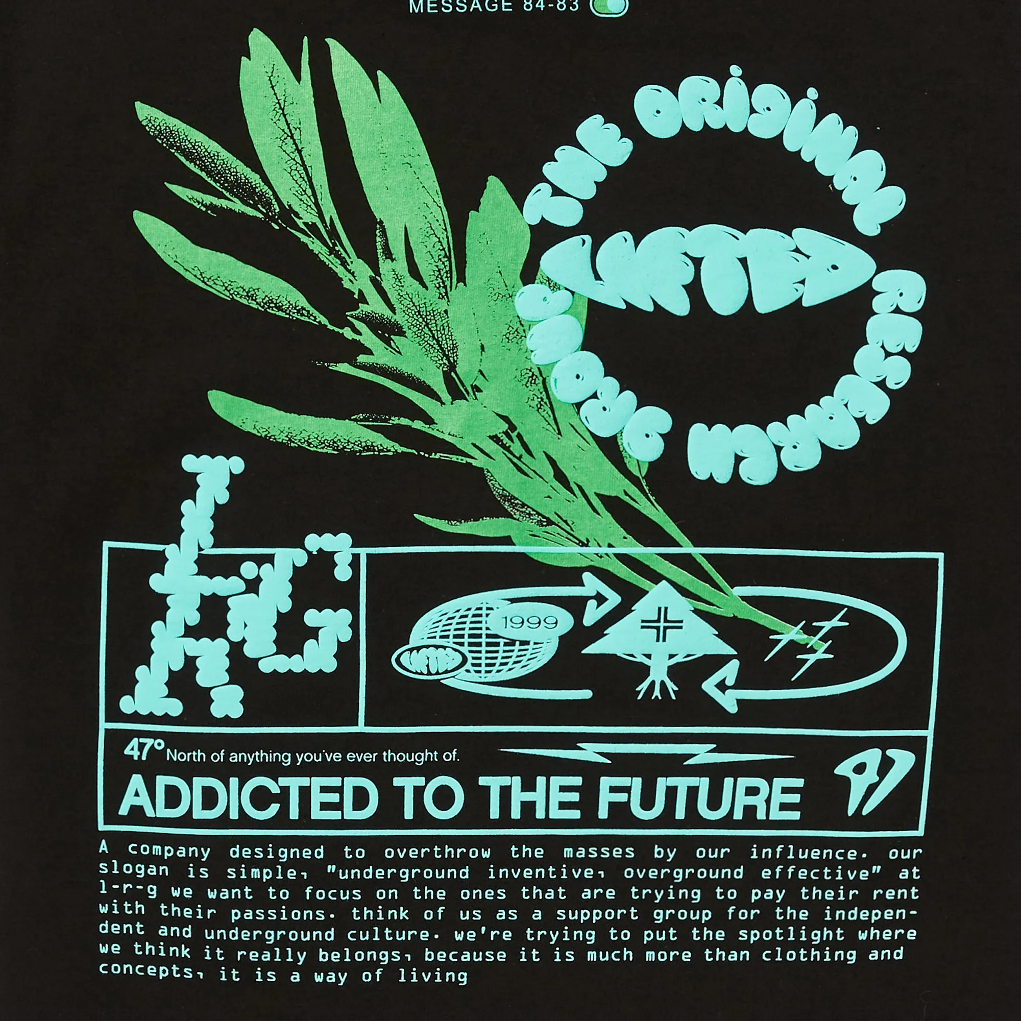 ADDICTED FUTURE TEE - BLACK sold by Lrg product image thumbnail 4