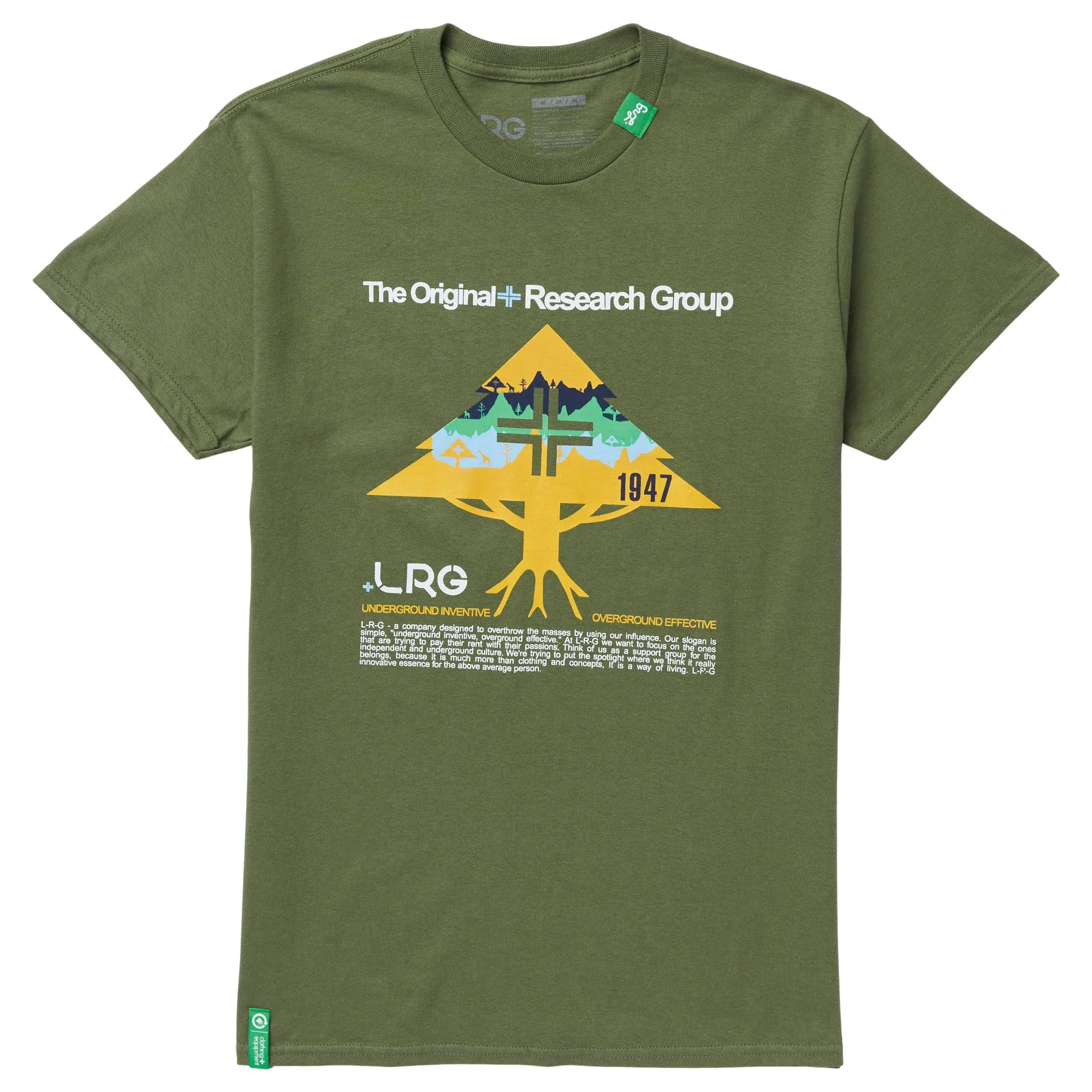 TRACKER TEE - MILITATY GREEN sold by Lrg
