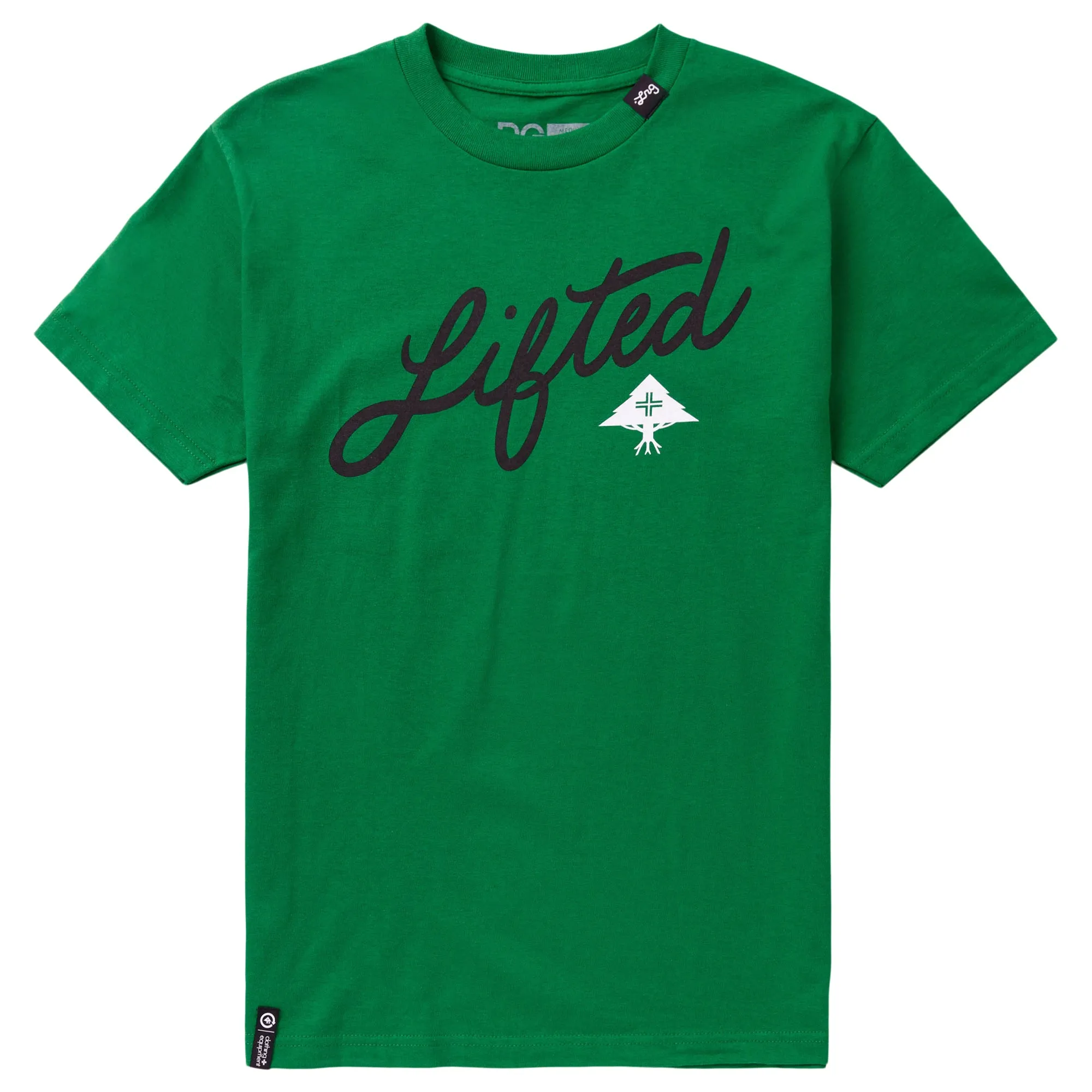 ANGLED SCRIPT TEE - KELLY GREEN sold by Lrg