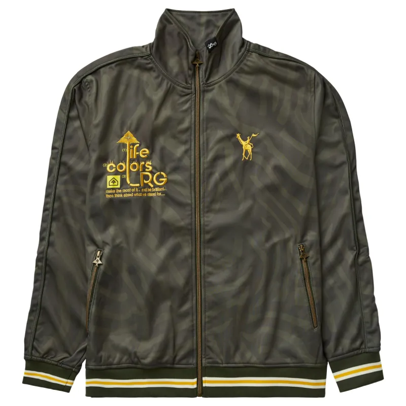 LIFE INSIGHT TRACK JACKET - MURKY GREEN sold by Lrg
