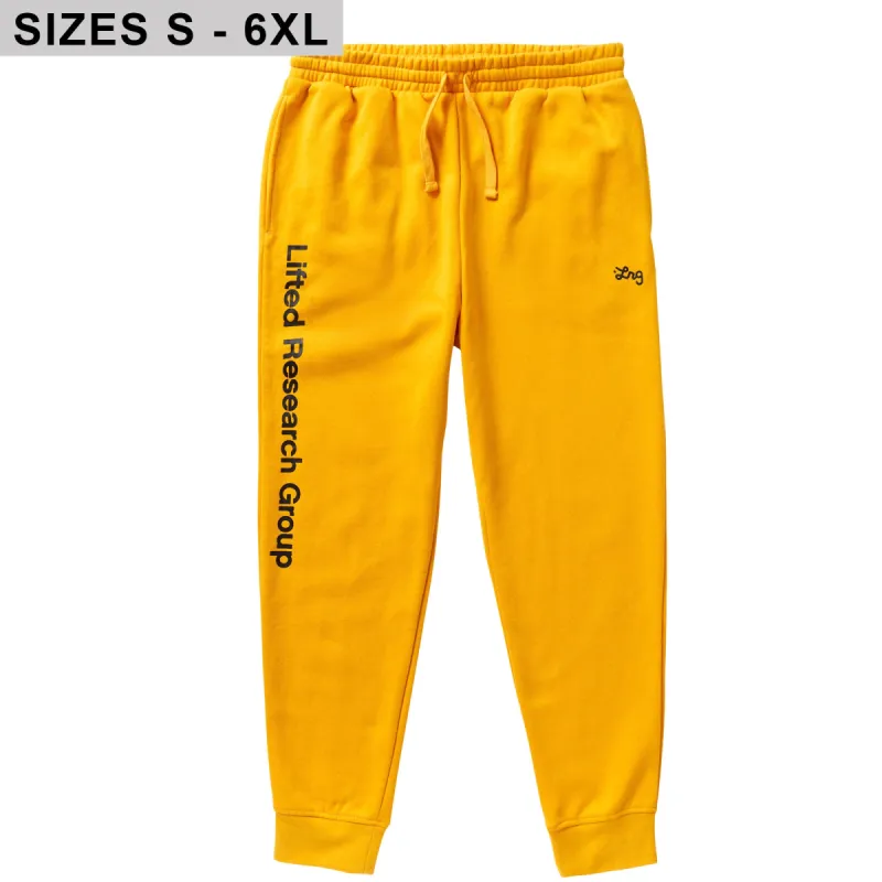 LIFTED SCRIPT JOGGER SWEATPANTS - GOLD sold by Lrg