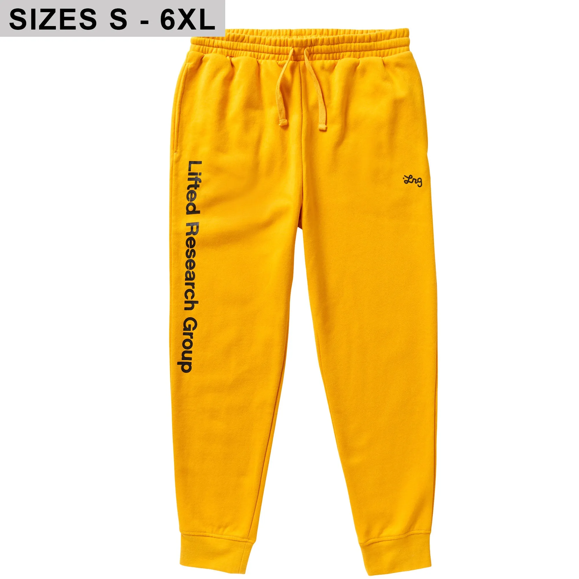 LIFTED SCRIPT JOGGER SWEATPANTS - GOLD sold by Lrg