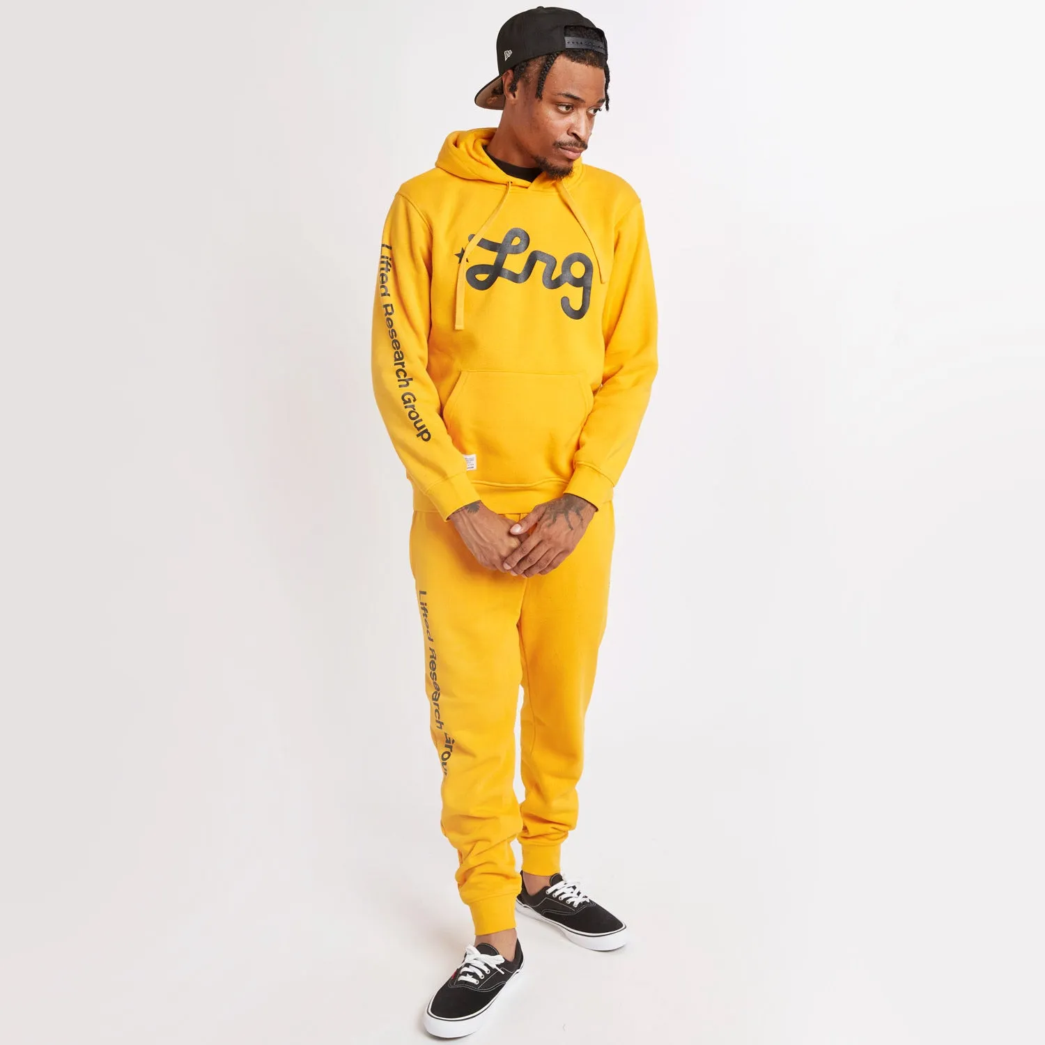 LIFTED SCRIPT JOGGER SWEATPANTS - GOLD sold by Lrg product image thumbnail 2