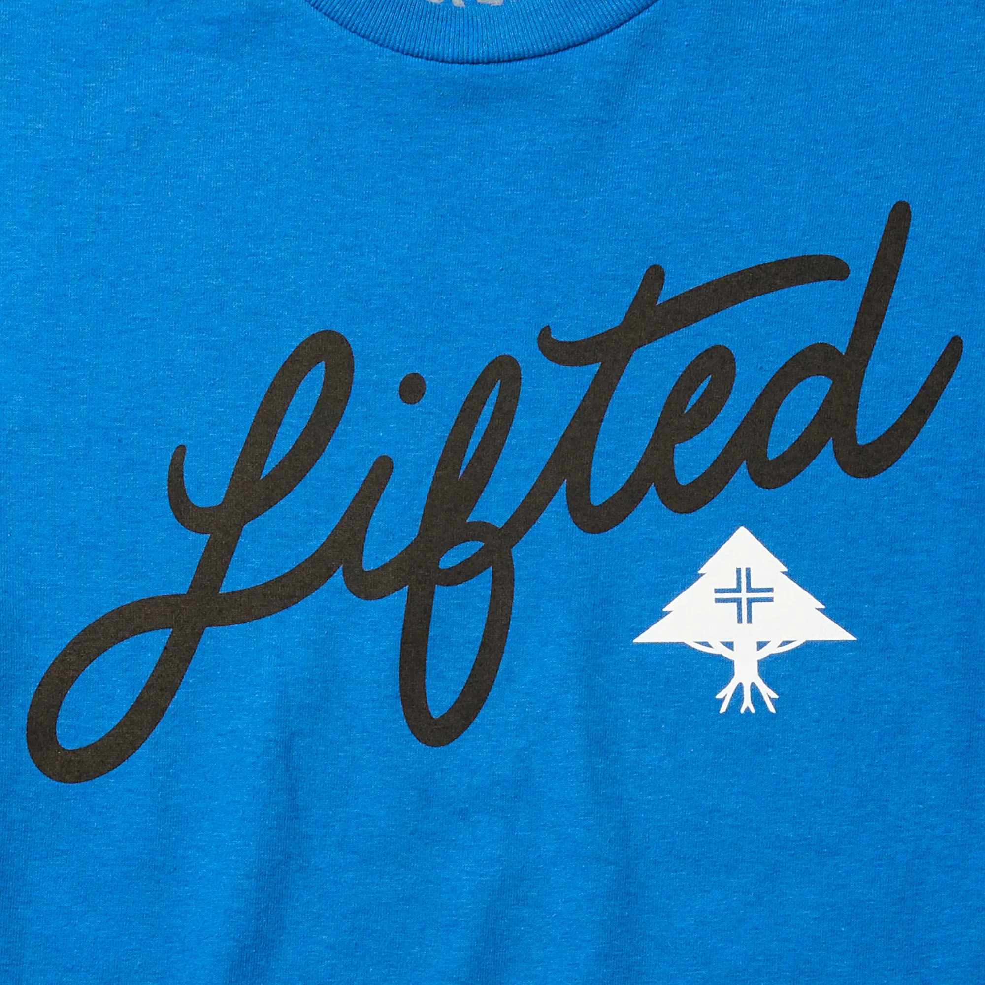 ANGLED SCRIPT TEE - ROYAL sold by Lrg product image thumbnail 2