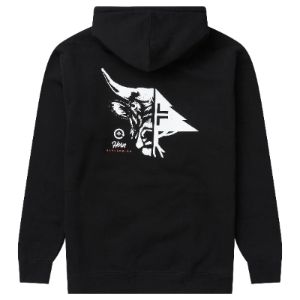 LRG X HORN BBQ BEEFY ROOTS PULLOVER HOODIE - BLACK sold by Lrg