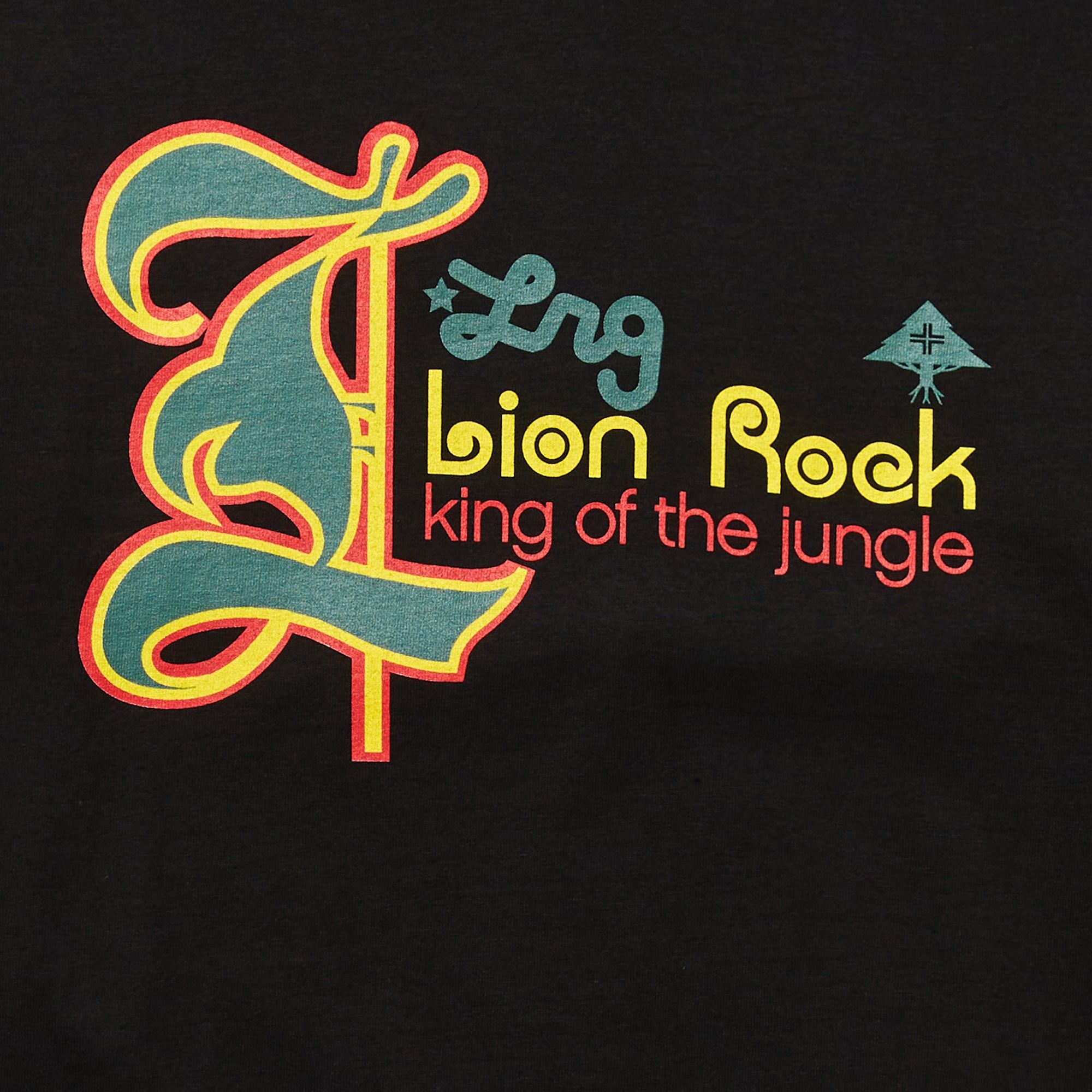 LION ROCK TEE - BLACK sold by Lrg product image thumbnail 2