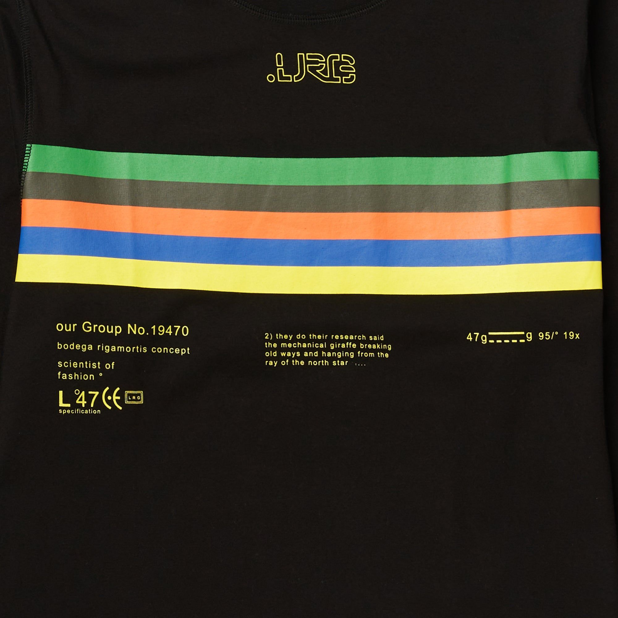 SYSTEM RESEARCH LONG SLEEVE CREW TEE - BLACK sold by Lrg product image thumbnail 2