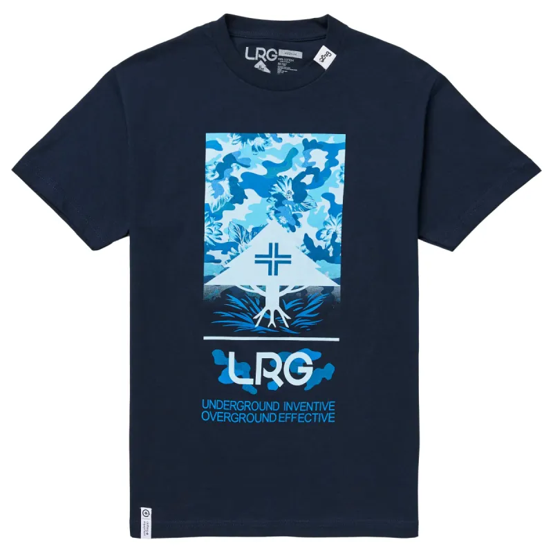 CAMO TRIBE TREE TEE - NAVY sold by Lrg
