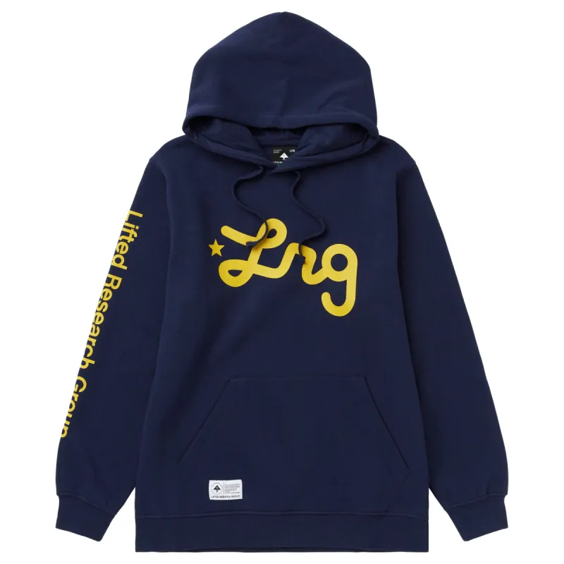 LIFTED SCRIPT PULLOVER HOODIE - NAVY sold by Lrg