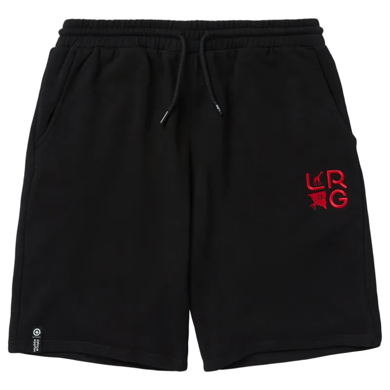 LOGO MASTERS FLEECE SHORT - BLACK sold by Lrg