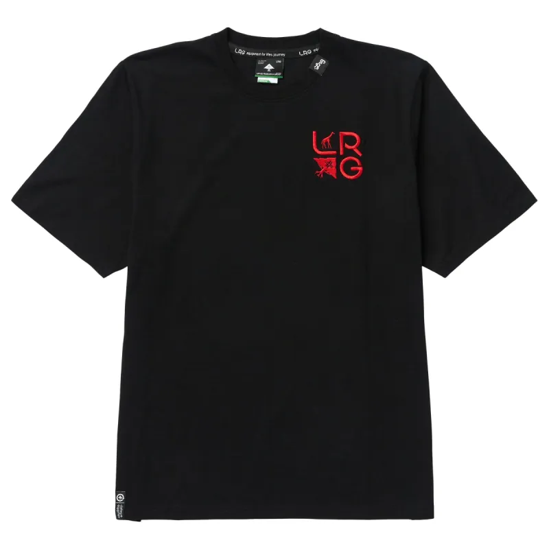 LOGO MASTERS KNIT TEE - BLACK sold by Lrg