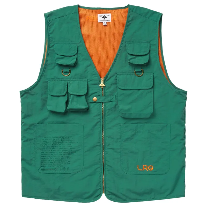 LEADER WOVEN VEST - GREEN sold by Lrg