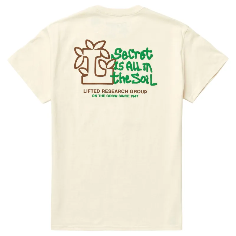 SECRET SOIL TEE - CREAM sold by Lrg