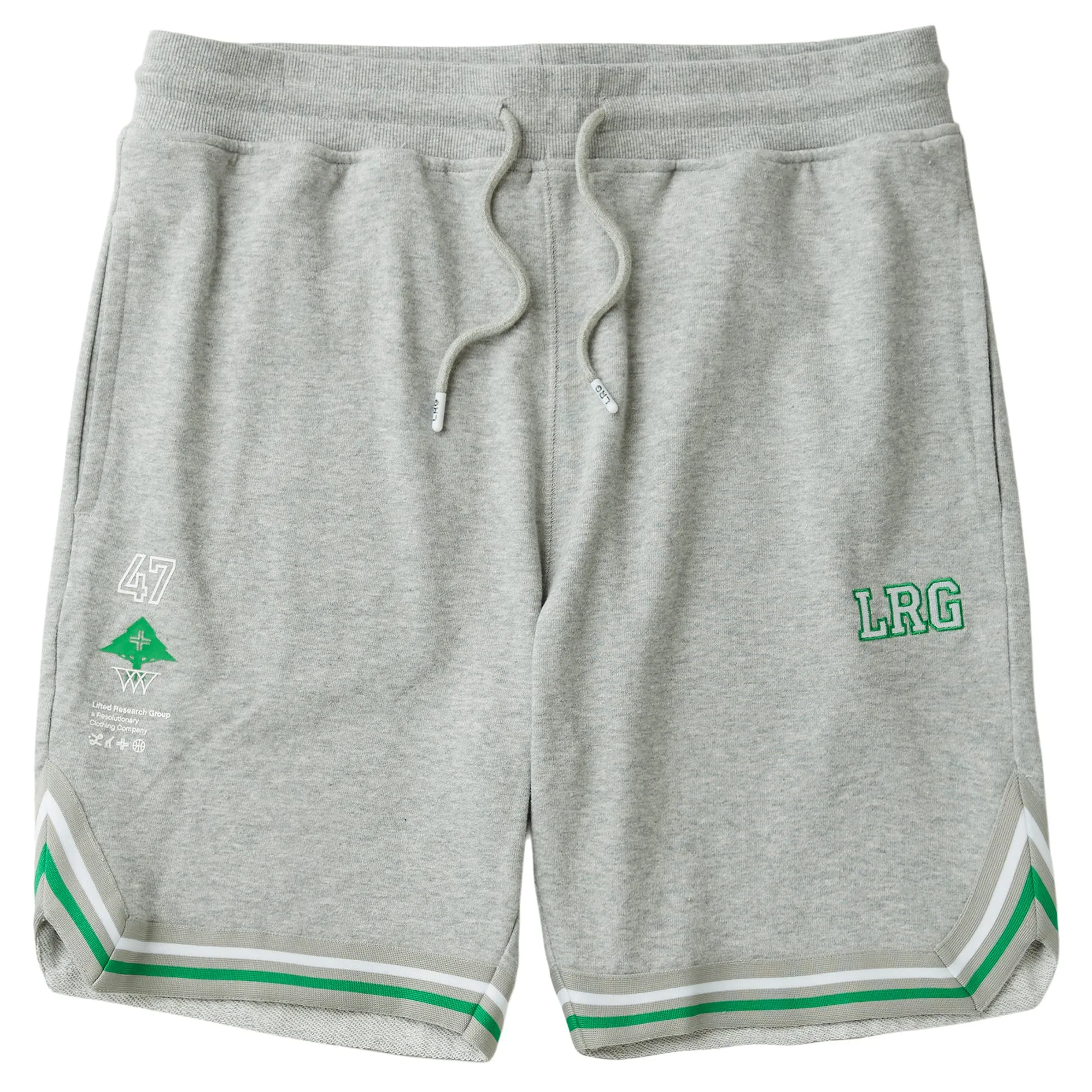 CROSSOVER SWEATSHORTS - HEATHER GREY sold by Lrg