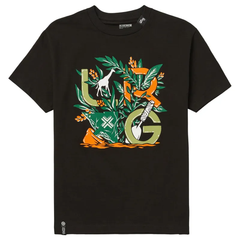 STACKED SOIL TEE - BLACK sold by Lrg