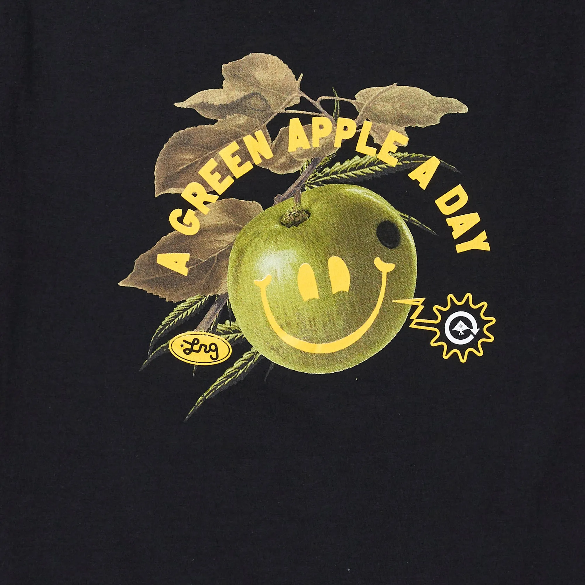 A GREEN APPLE TEE - BLACK sold by Lrg product image thumbnail 2