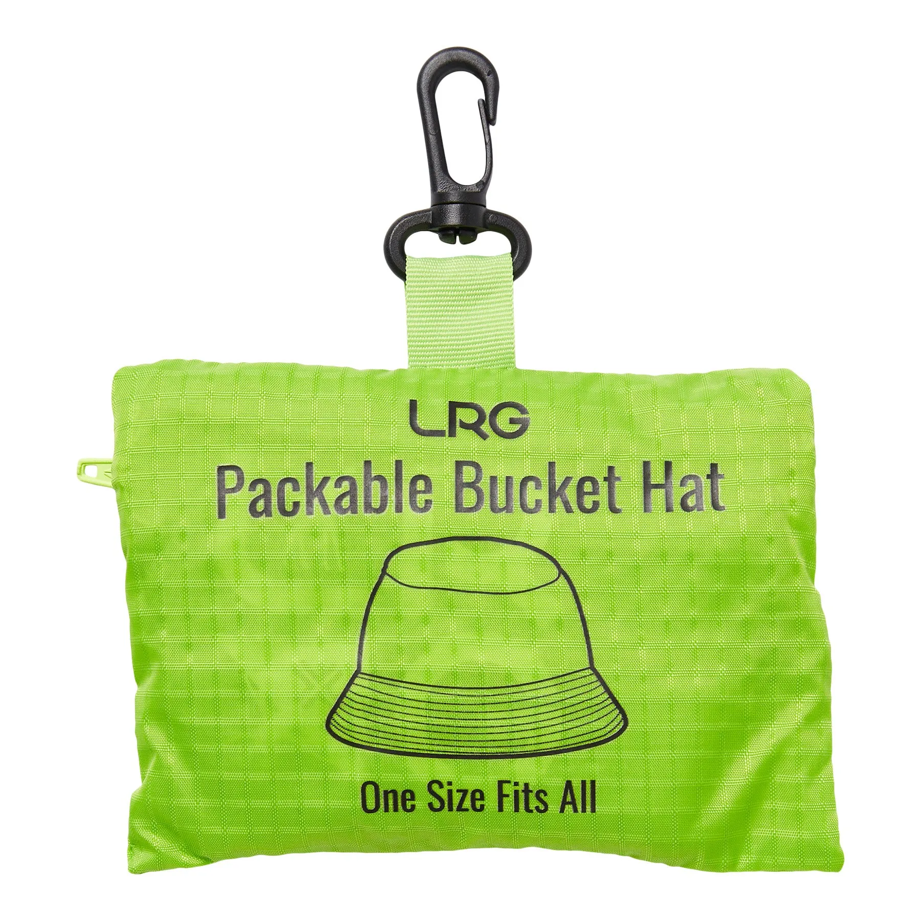 PACKABLE BUCKET HAT - NEON GREEN sold by Lrg product image thumbnail 2