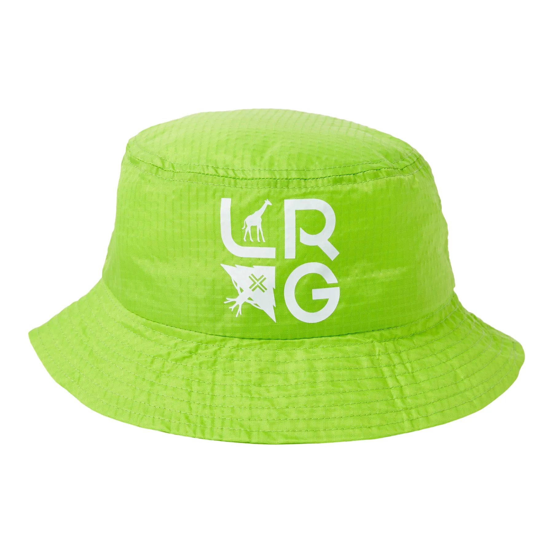 PACKABLE BUCKET HAT - NEON GREEN sold by Lrg
