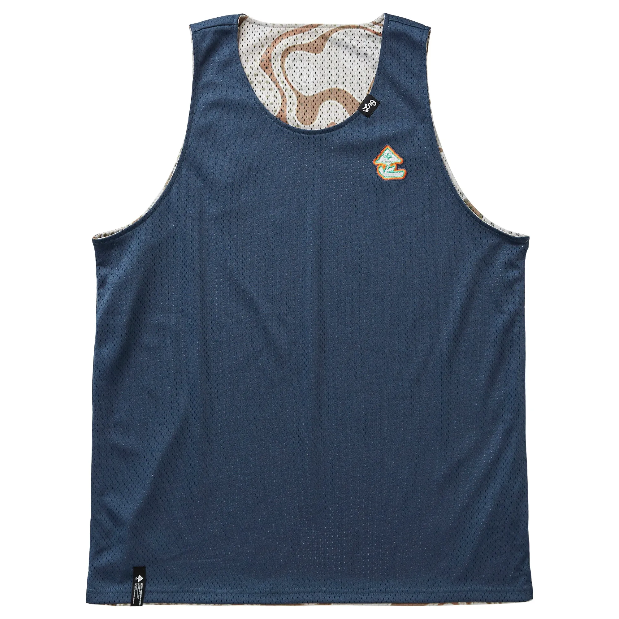 TRAILHEAD REVERSIBLE MESH TANK - DARK DENIM sold by Lrg product image thumbnail 2