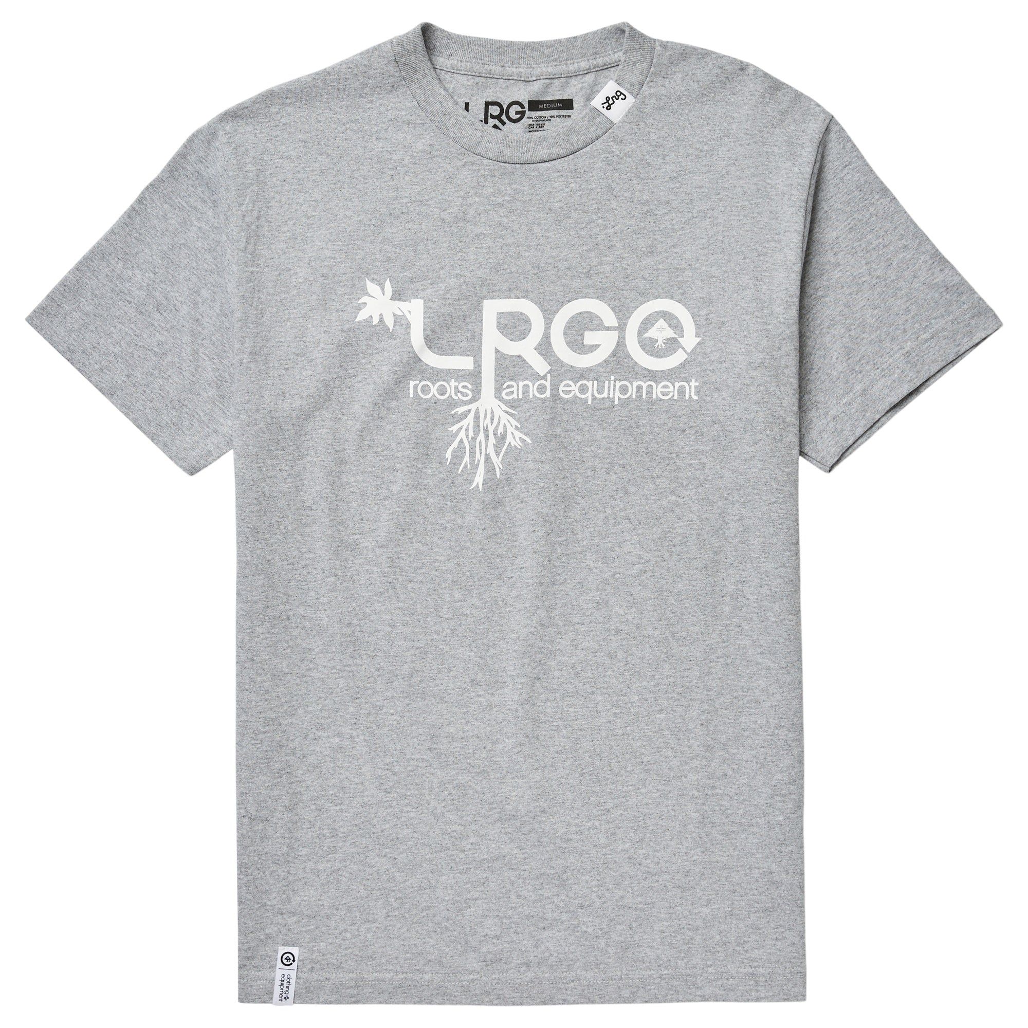 ROOTS AND EQUIPMENT TEE - ATHLETIC HEATHER sold by Lrg
