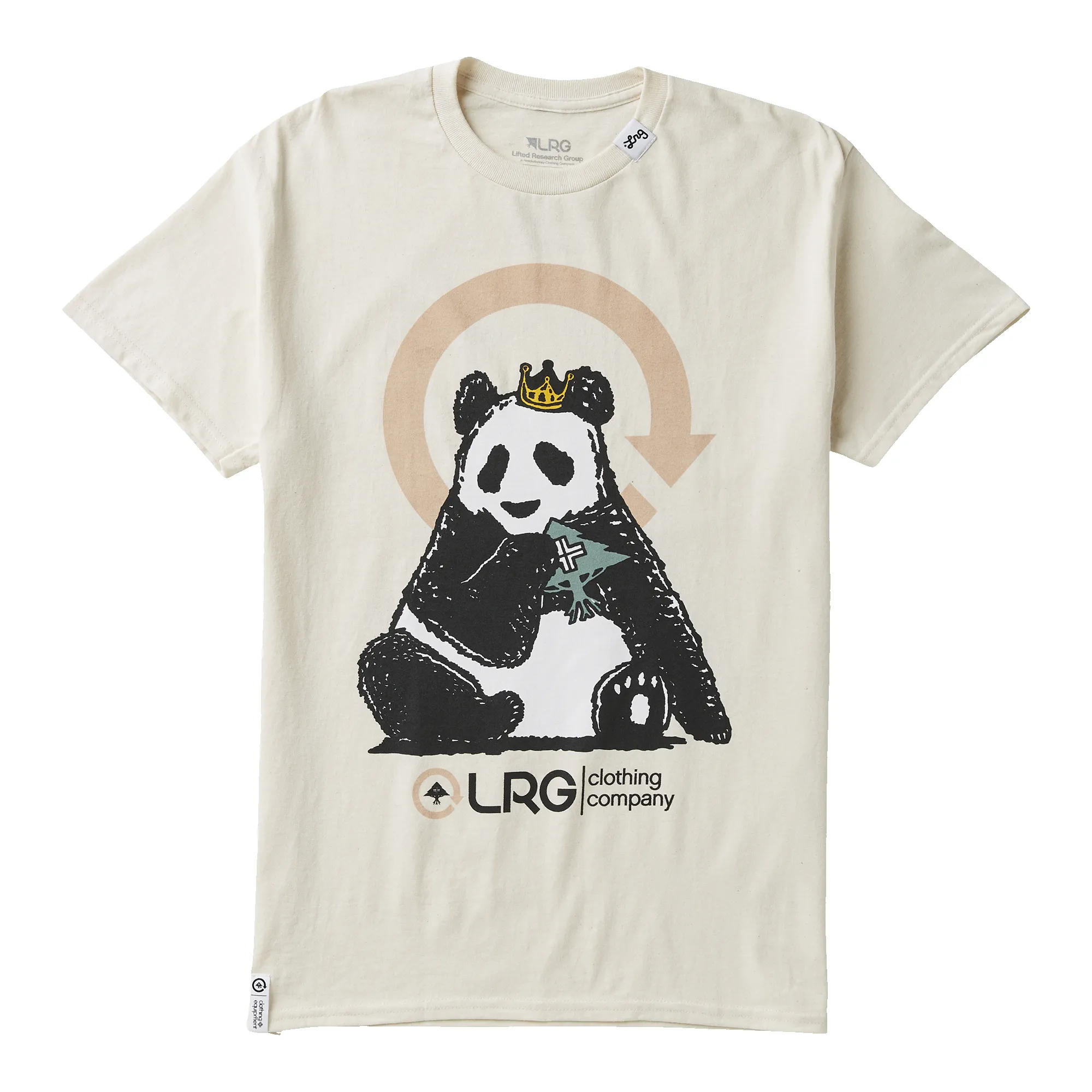 PANDA TREE KING TEE - CREAM sold by Lrg product image thumbnail 3