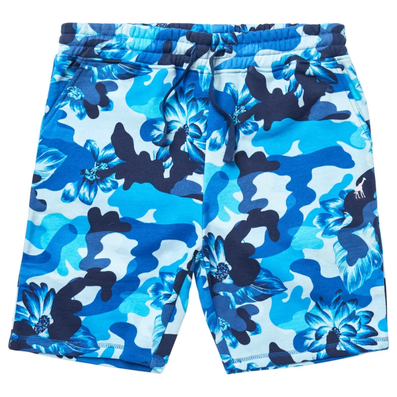 47 CAMO TRIBE SWEATSHORTS - NAVY CAMO sold by Lrg