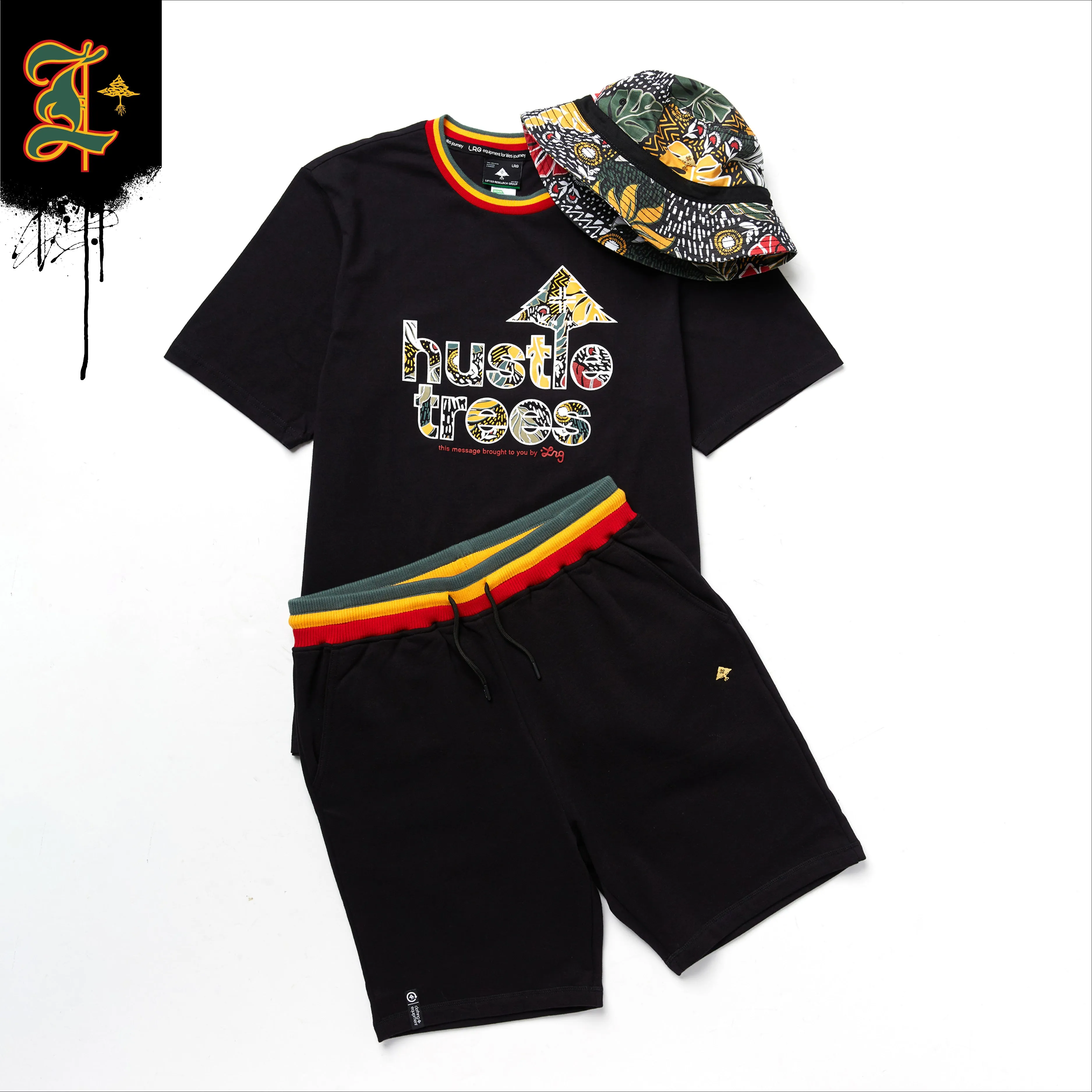 TROPIC HUSTLE KNIT TEE - BLACK sold by Lrg product image thumbnail 3