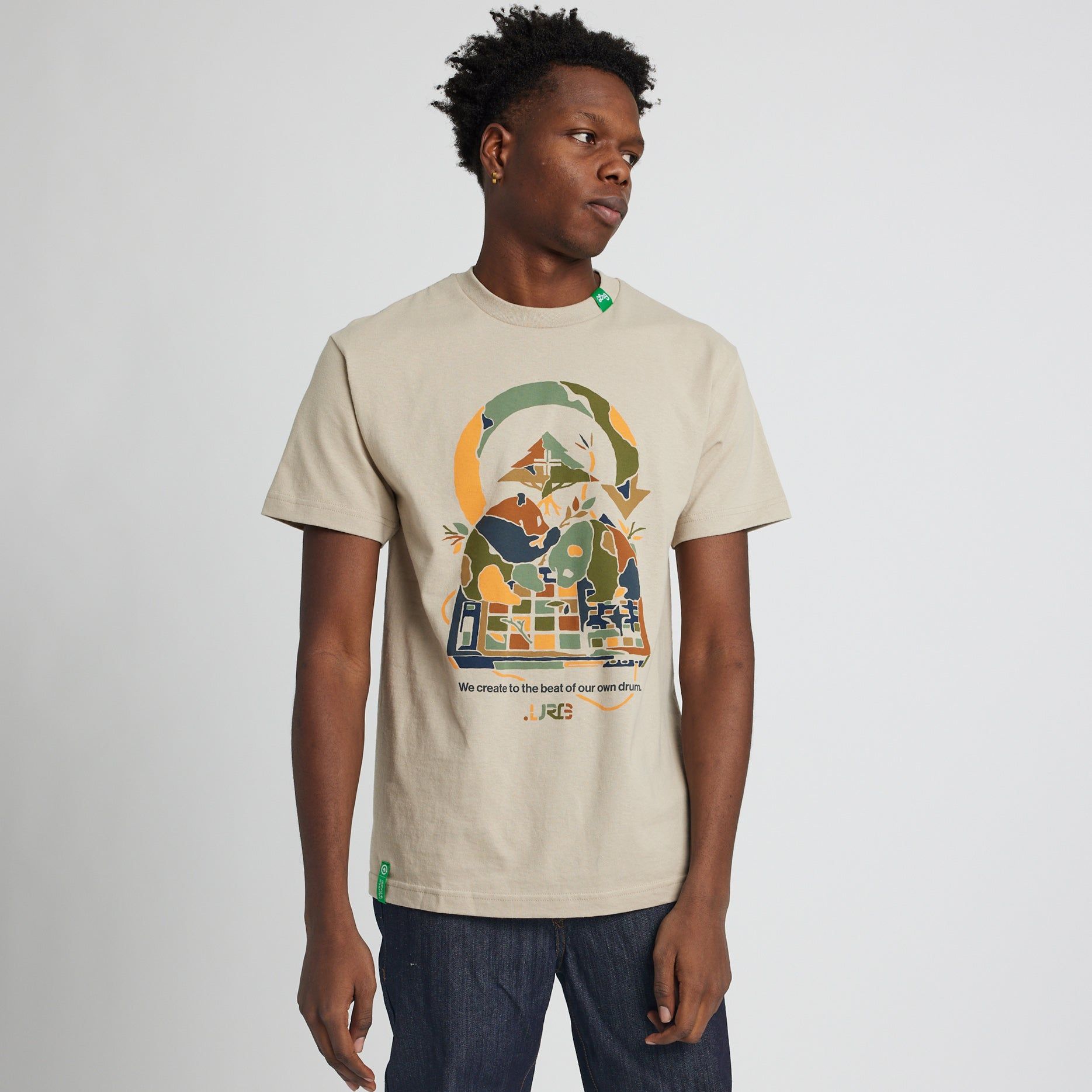 MPC PANDA TEE - SAND sold by Lrg product image thumbnail 3