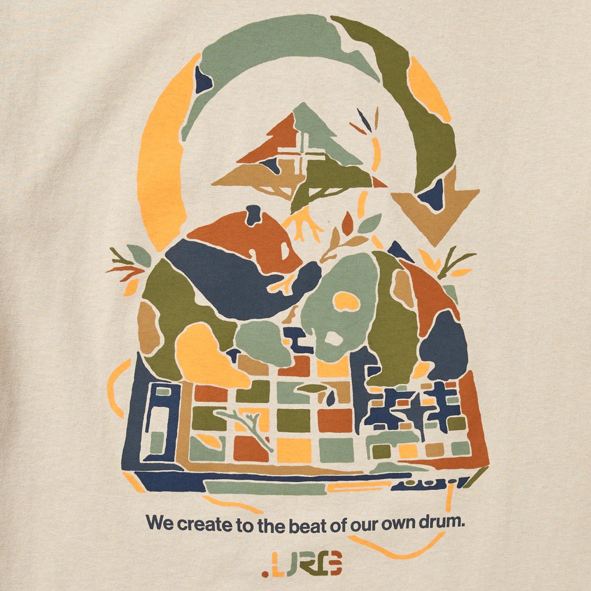 MPC PANDA TEE - SAND sold by Lrg product image thumbnail 2