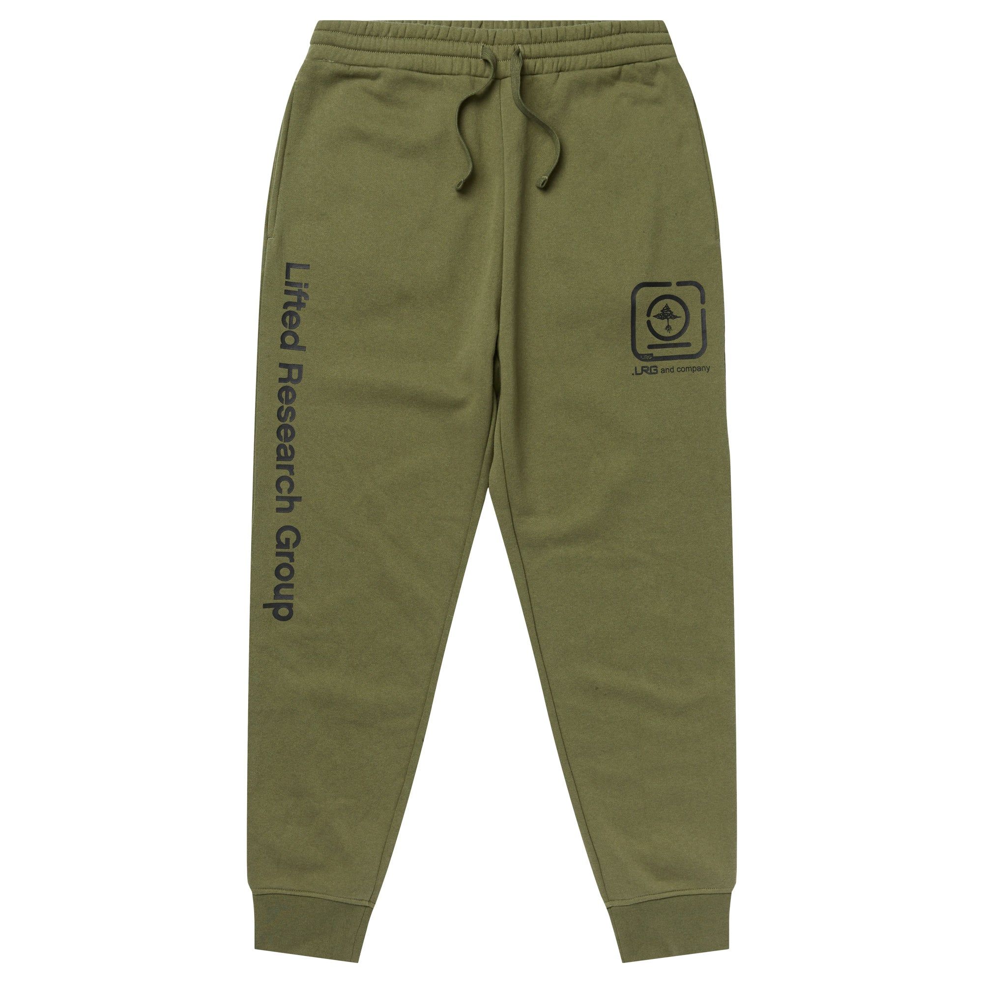 TREE COMPANY JOGGER SWEATPANTS - OLIVE sold by Lrg