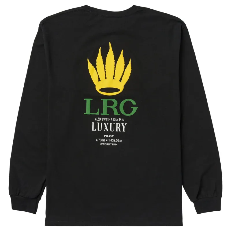LUX.RG LONG SLEEVE TEE - BLACK sold by Lrg