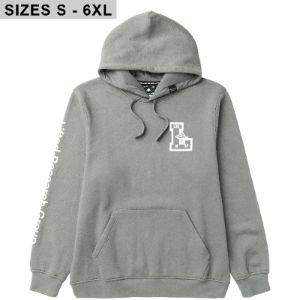 BRIGHTER THAN L PULLOVER HOODIE - CHARCOAL sold by Lrg