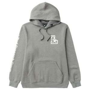 BRIGHTER THAN L PULLOVER HOODIE - CHARCOAL sold by Lrg