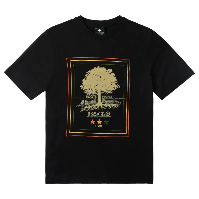 TEAM ROOTS PEOPLE KNIT TEE - BLACK sold by Lrg