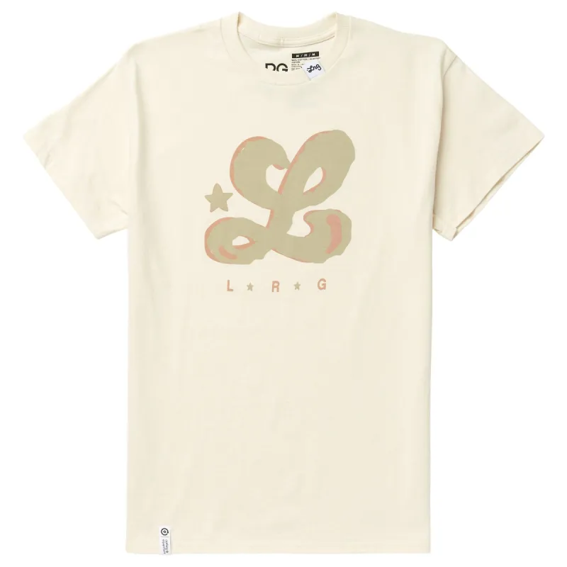 SHAKEY L TEE - CREAM sold by Lrg
