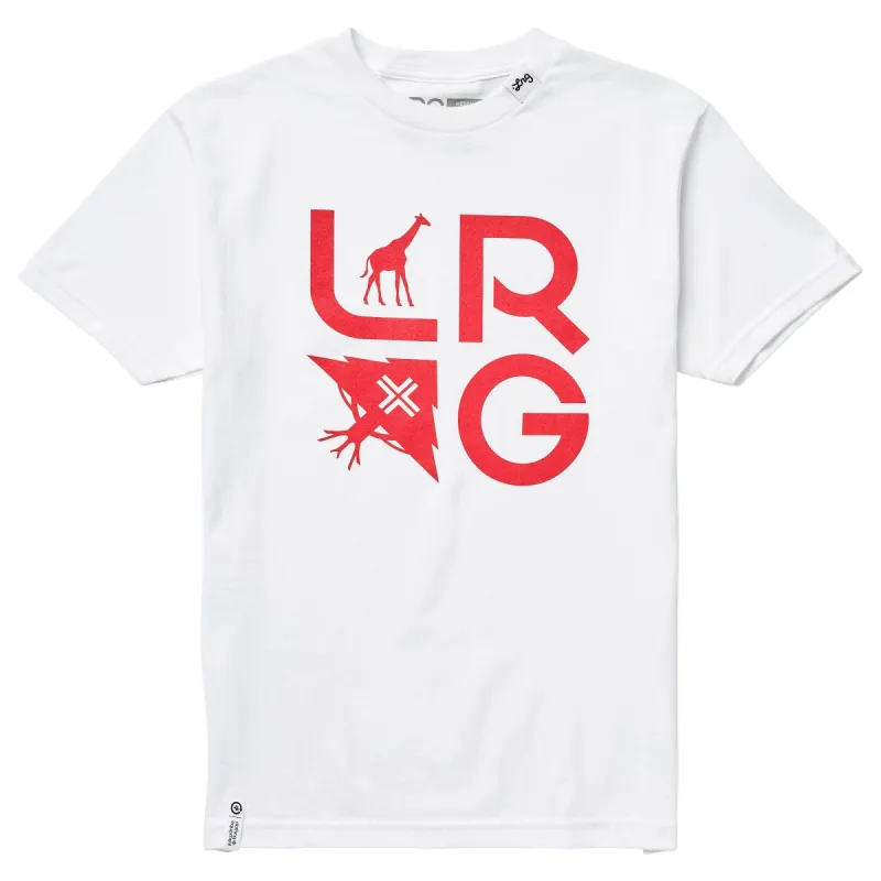 STAY STACKED TEE - WHITE sold by Lrg