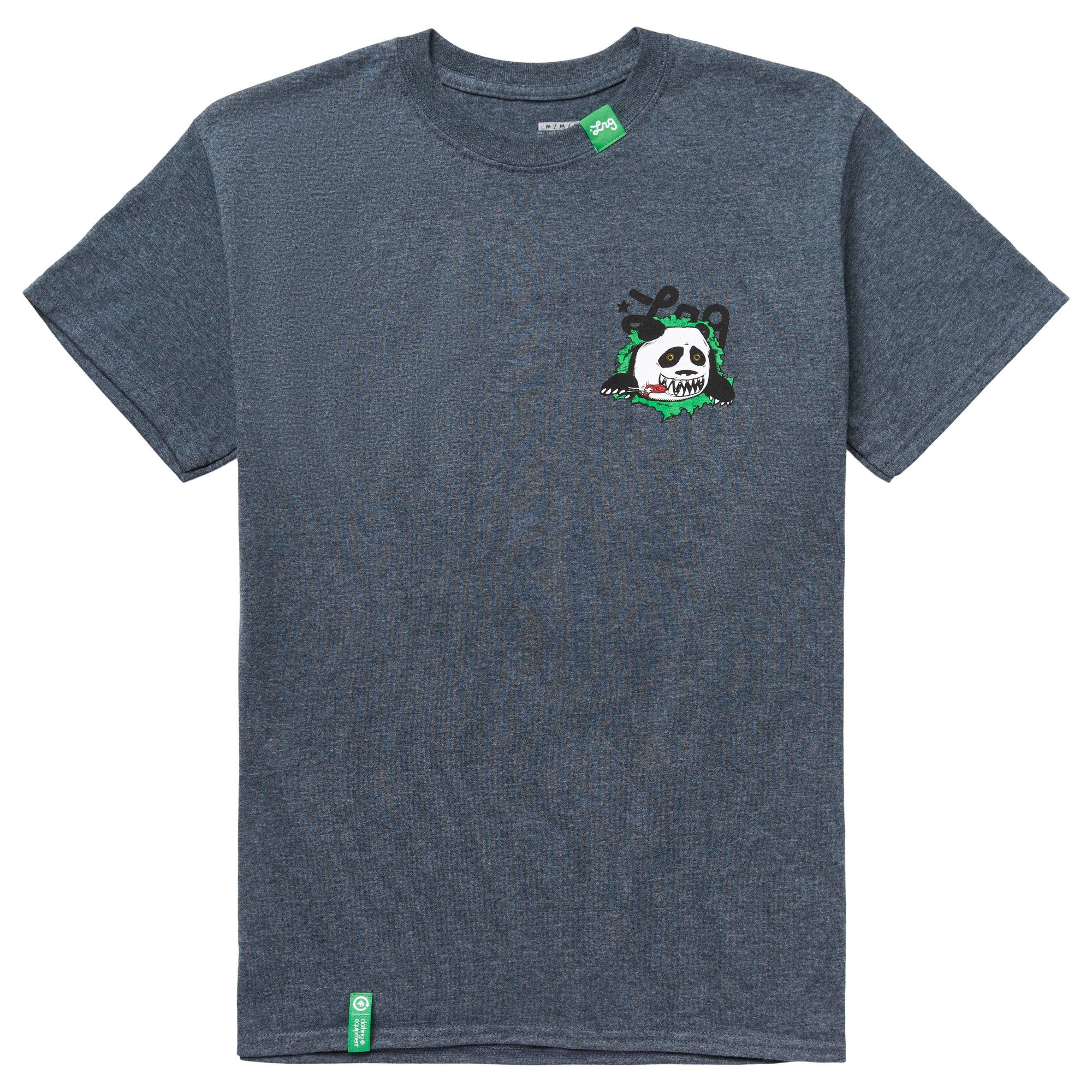 PANDA RIP TEE - CHARCOAL HEATHER sold by Lrg product image thumbnail 2