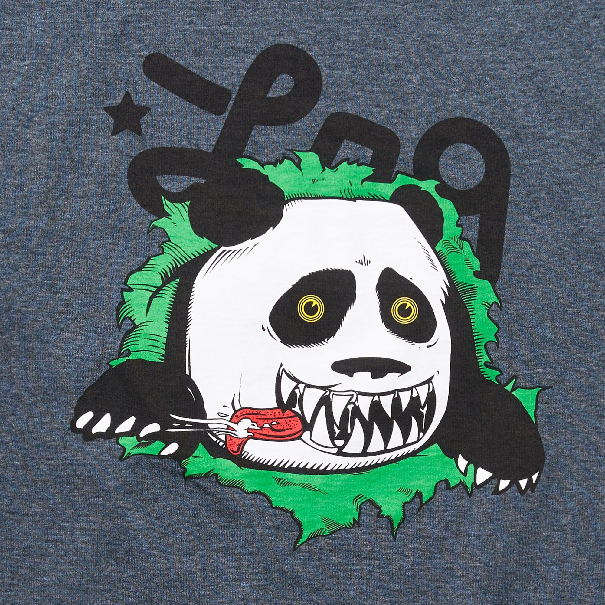 PANDA RIP TEE - CHARCOAL HEATHER sold by Lrg product image thumbnail 3