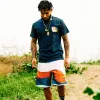 TECHNICOLOR HYBRID MESH SHORTS - FENNEL WHITE sold by Lrg