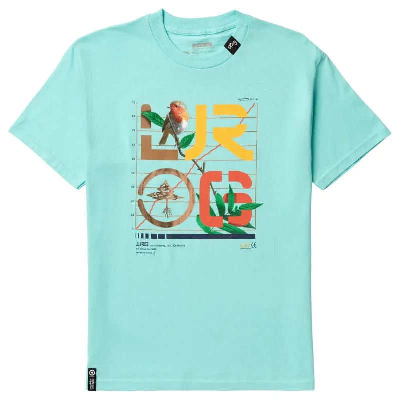 STACKED STATS TEE - CELADON sold by Lrg