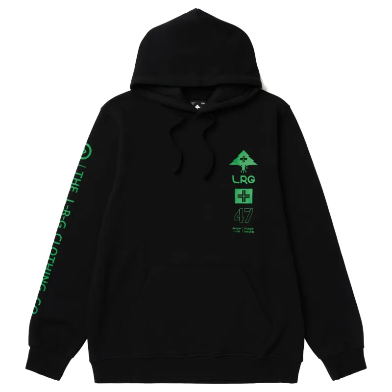 STRONGER 47 PULLOVER HOODIE - BLACK sold by Lrg