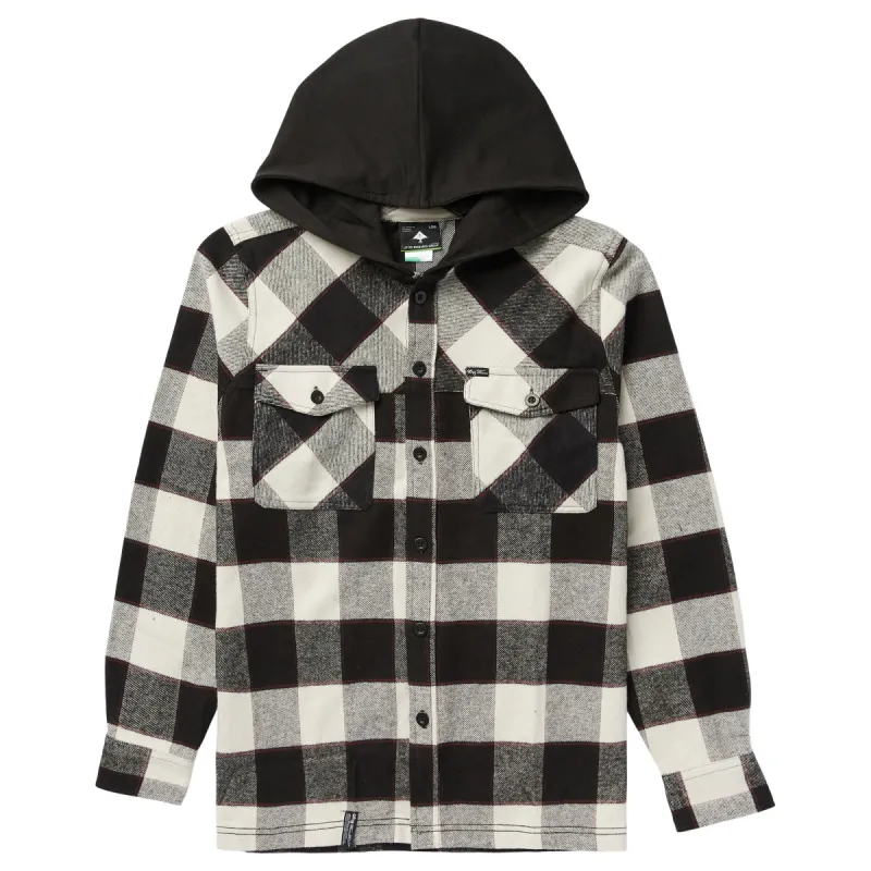 ONLY ONE BUFFALO FLANNEL SHIRT - SILVER sold by Lrg