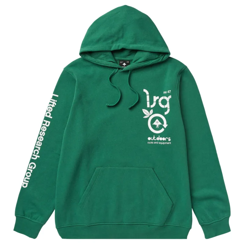 OUTDOORS CYCLE PULLOVER HOODIE - PALM sold by Lrg