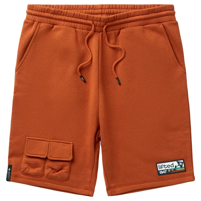 LIGHT DUTY FLEECE POCKET SHORT - OCHRE sold by Lrg