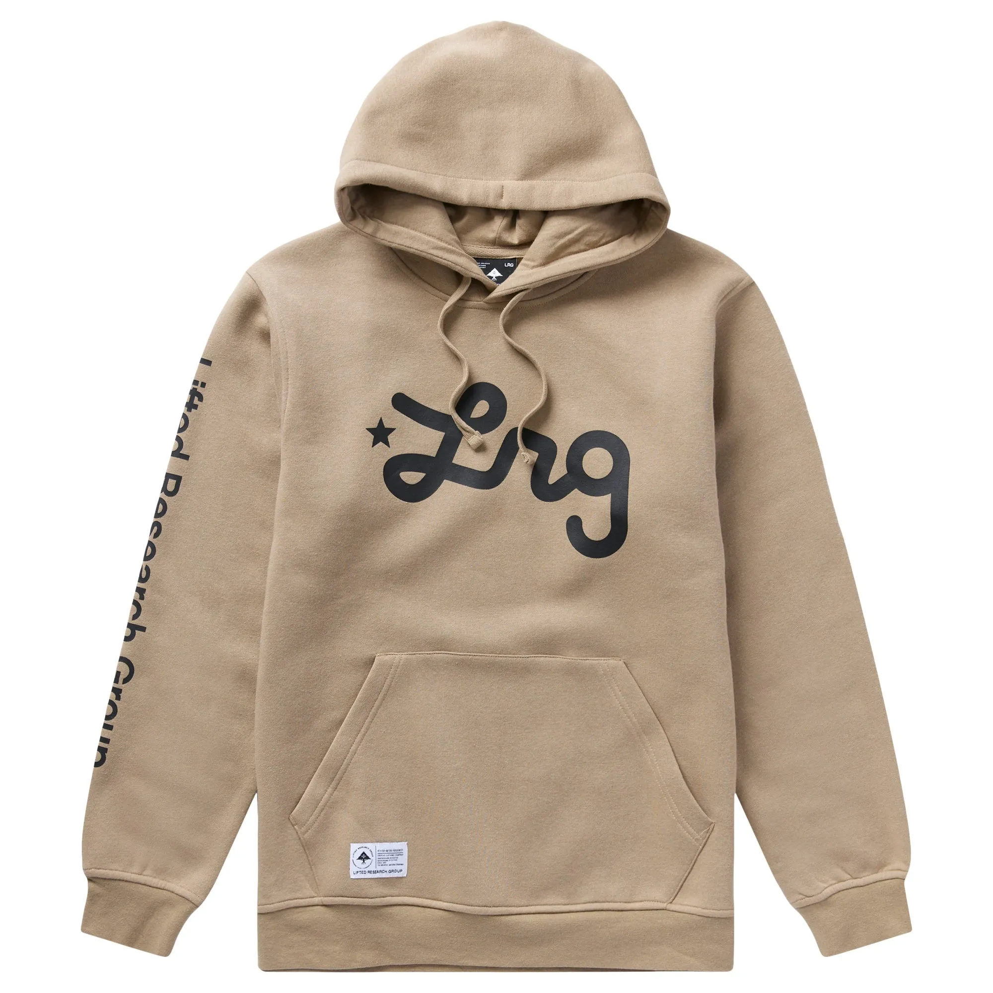 LIFTED SCRIPT PULLOVER HOODIE - KHAKI sold by Lrg product image thumbnail 4